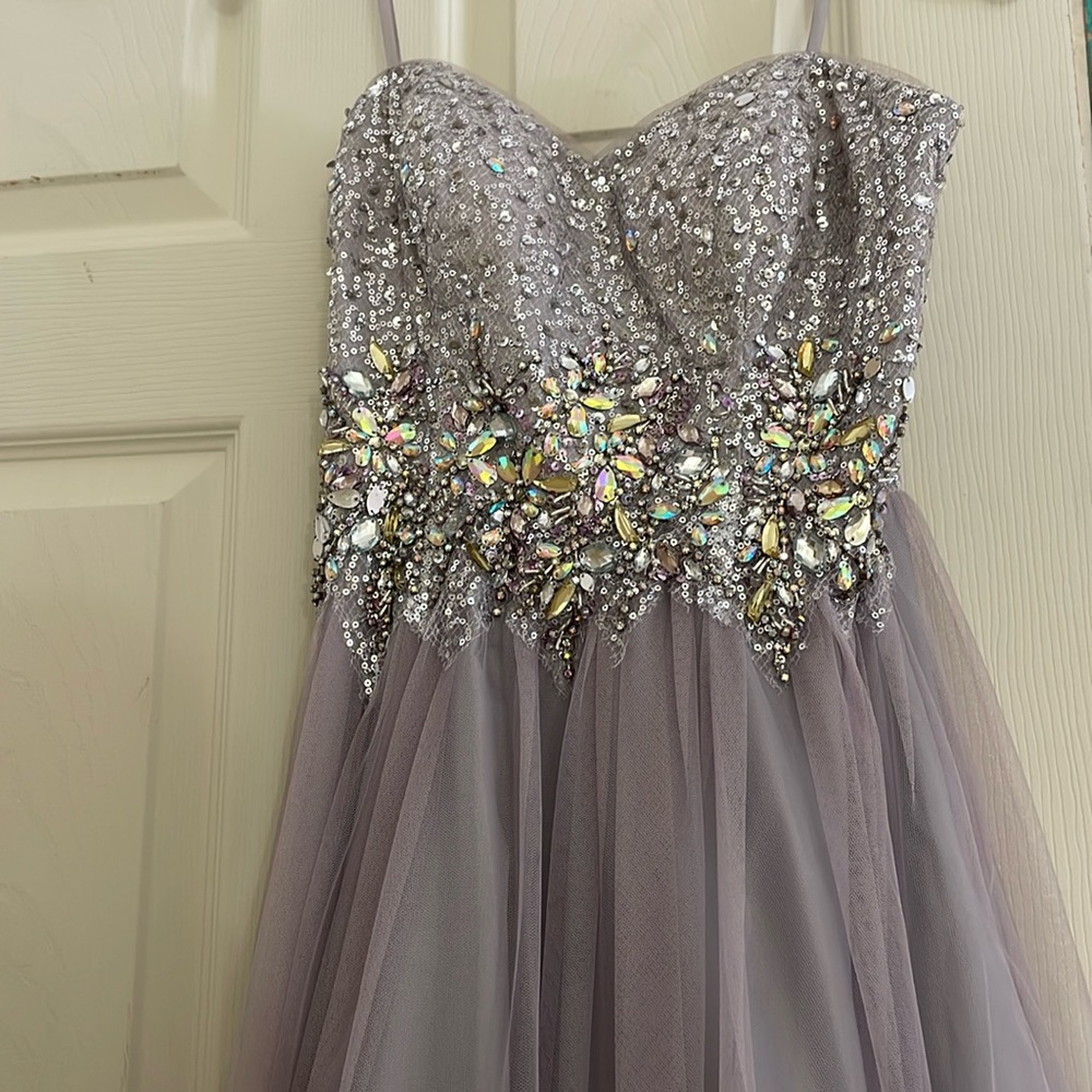Lilac iridescent Prom dress
